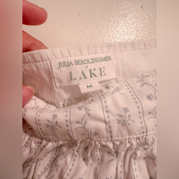 Julia Berolzheimer X Lake Poplin Day Dress in Blue size M GUC - Picture 3 of 4